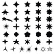 Symmetric and asymmetric star set