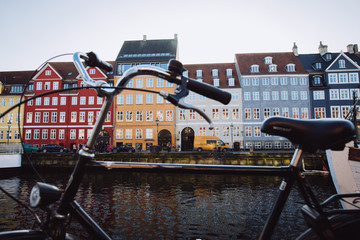 Canvas Print - view of the river in copenhagen