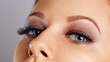 © Olesia - Woman eyes with long eyelashes and smokey eyes make-up. Eyelash extensions, makeup, cosmetics, beauty