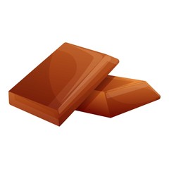 Poster - Chocolate icon. Cartoon of chocolate vector icon for web design isolated on white background
