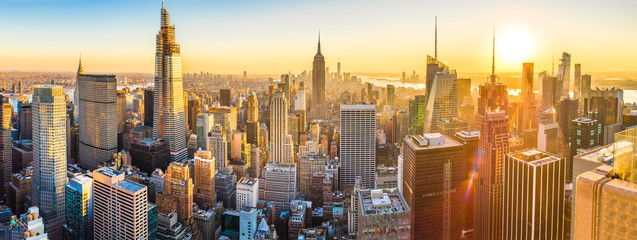 Wall Mural - New York City Manhattan midtown buildings skyline in 2019