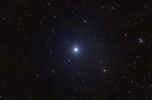 Low Angle Shot Of The Shining Star Vega In The Constellation Lyra Looking Like A Magical Fairytale
