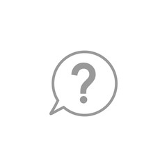 Fototapete - question mark icon vector design symbol