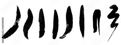 large set hand drawn water illustration