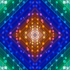 Wall Mural - abstract background with stripes. various diagonal lines. rhombus geometry shape