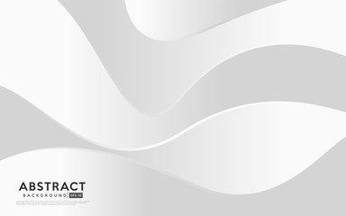 Wall Mural - modern white and gray gradient abstract background
