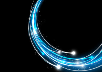 Fototapete - vector abstract background technology illustration communication data security