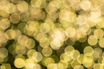 yellow bokeh background