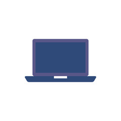 laptop computer flat style icon