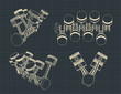 Piston crank mechanism