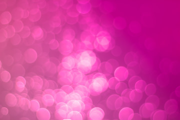 Wall Mural - pink rose bokeh,circle abstract light background