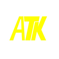 Wall Mural - atk three letter combination alphabet company logo line design vector