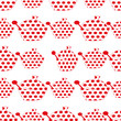 © Doeke - Red and white seamless pattern print background
