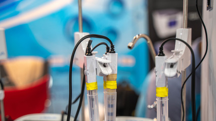 Canvas Print - Experiment Equipment In Science Laboratory 