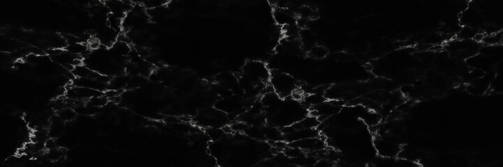 Poster - horizontal elegant black marble background