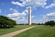 Washington Monument with green field, Washington DC, USA