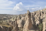 Fototapeta Sawanna - rock formations in cappadocia turkey