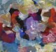 Abstract Painting Pastel Mediterranean Colors