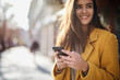 © bugarskipavle3 - Portrait of a beautiful woman using a mobile
