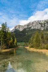  Stunning view of Hintersee and Alps in Ramsau, Bavaria, Germany