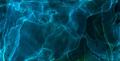 trendy deep glowing flow liquid watercolor paint splash texture illustration for card design, creati