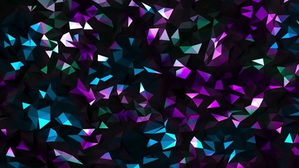 Aufkleber - Abstract Geometric Noise Background - 3D Rendering
