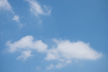 Beautiful clouds with blue sky background, Blue sky and white cloud, tiny clouds.