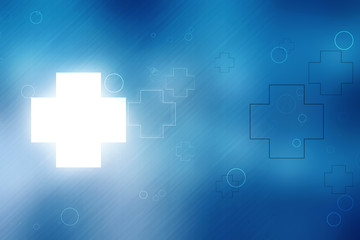 Poster - 2D illustration medical structure background