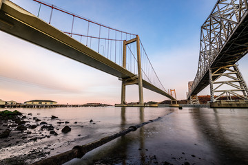 Sticker - Carquinez Bridge at Dawn