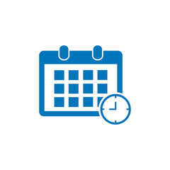 Fototapete - calendar icon vector design symbol