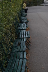 Canvas Print - View of an urban park