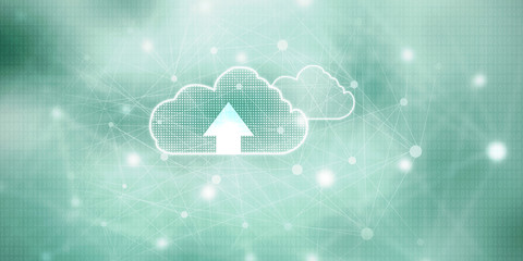 Aufkleber - 2d rendering technology Cloud computing 