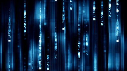Poster - Technology background with binary code. Abstract digital texture of a cyber space. Futuristic surface concept.