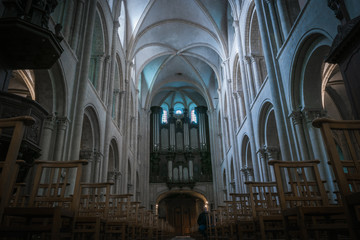 Canvas Print - Architecture and grandeur of Cathedrals and Temples in France