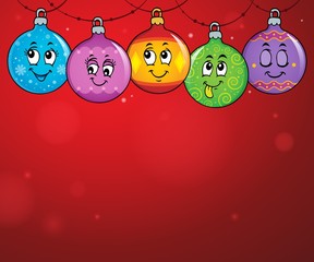 Poster - Happy Christmas ornaments theme image 4