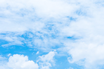 blue sky background with clouds