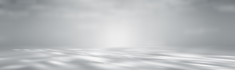 panorama white and gray empty room studio gradient used for background and display your product