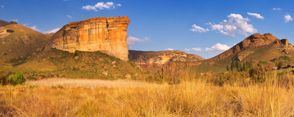the golden gate highlands national park in south africa