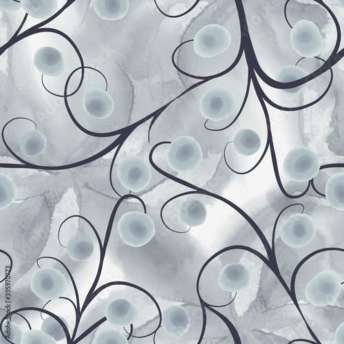 Naklejka na meble Abstract Seamless Pattern. Winter Background.