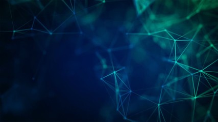 Wall Mural - abstract background connection futuristic network