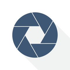 Poster - photo shutter vector icon, camera, photography concept illustration