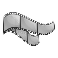 Poster - Filmstrip icon. Cartoon of filmstrip vector icon for web design isolated on white background