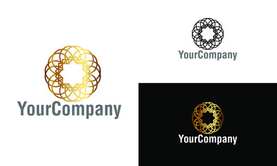 Aufkleber - Creative ornament logo design template. Universal ornament vector logo. Creative vector emblem, for icon or design concept.