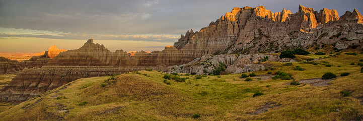 Wall Mural - Badlands NP Rock Formation