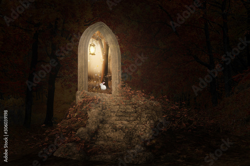 fantazja-wizerunek-schody-bije-portal-luku-prowadzi-w-jaskrawego-slonecznego-dzien-3d-odplaca-sie