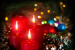 © Maurice Tricatelle - Dritter Advent Kerze anzünden Weihnachtskerzen Bokeh, Nahaufnahme Advent weihnachtsgesteck 3. Advent Adventskerzen Weihnachtsstimmung weinachtsgesteck weihnachtsdekoration weihnachtliche dekoration