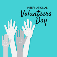 Poster - International Volunteers Day