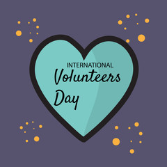 Wall Mural - International Volunteers Day