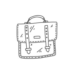 nice banner briefcase hand drawn sketch case.