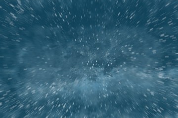 snow abstract blue background